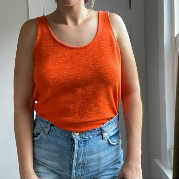 Old Navy Orange tank top size S - Picture 1 of 7